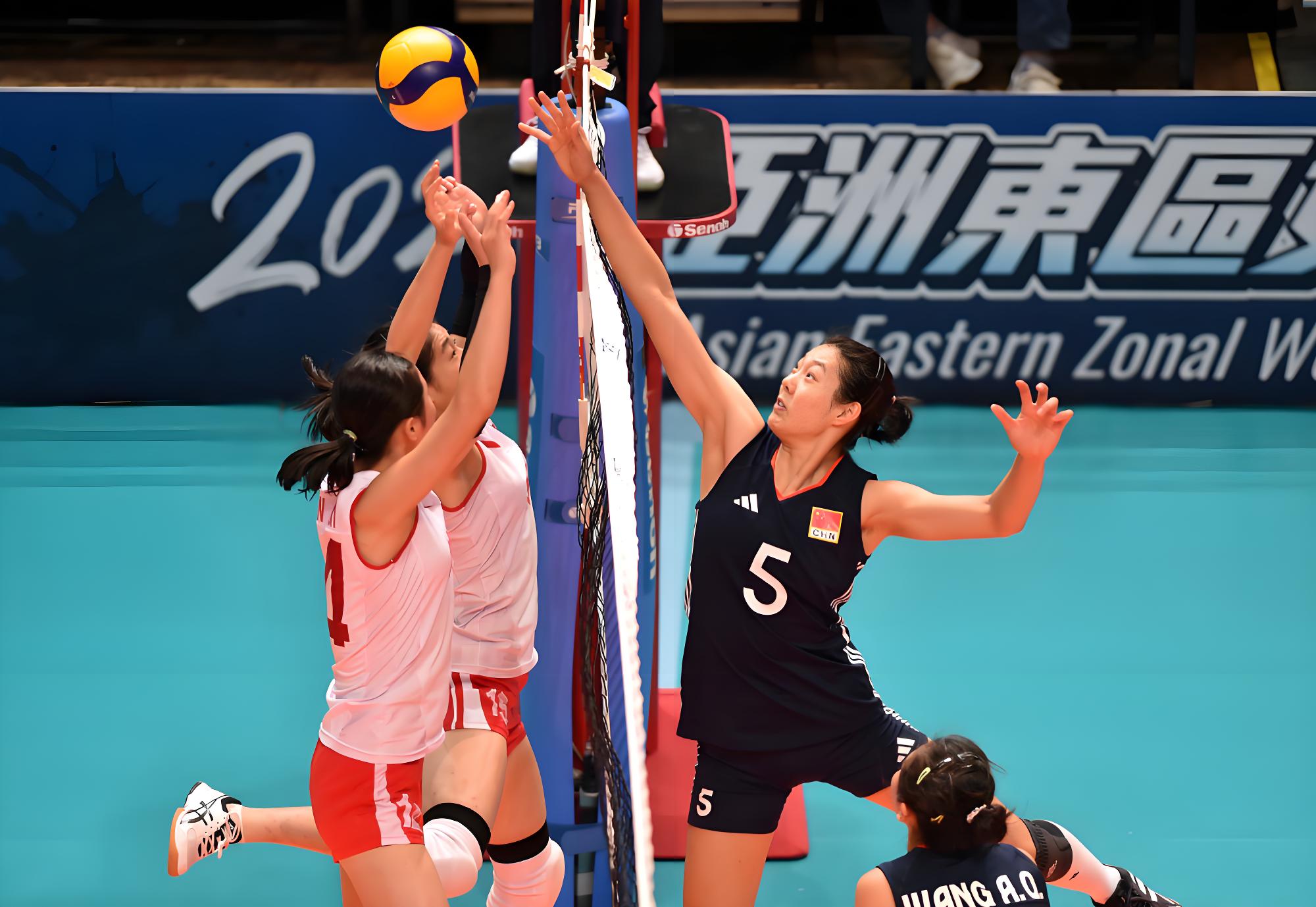 女子排球比赛日本队一举夺冠